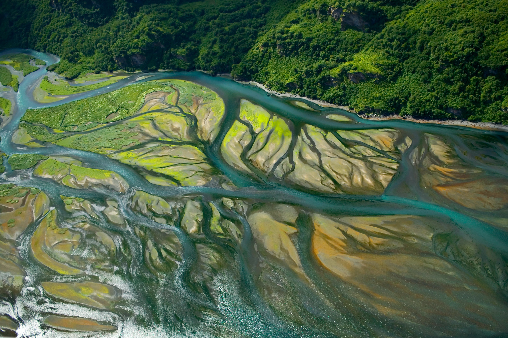 braided river delta